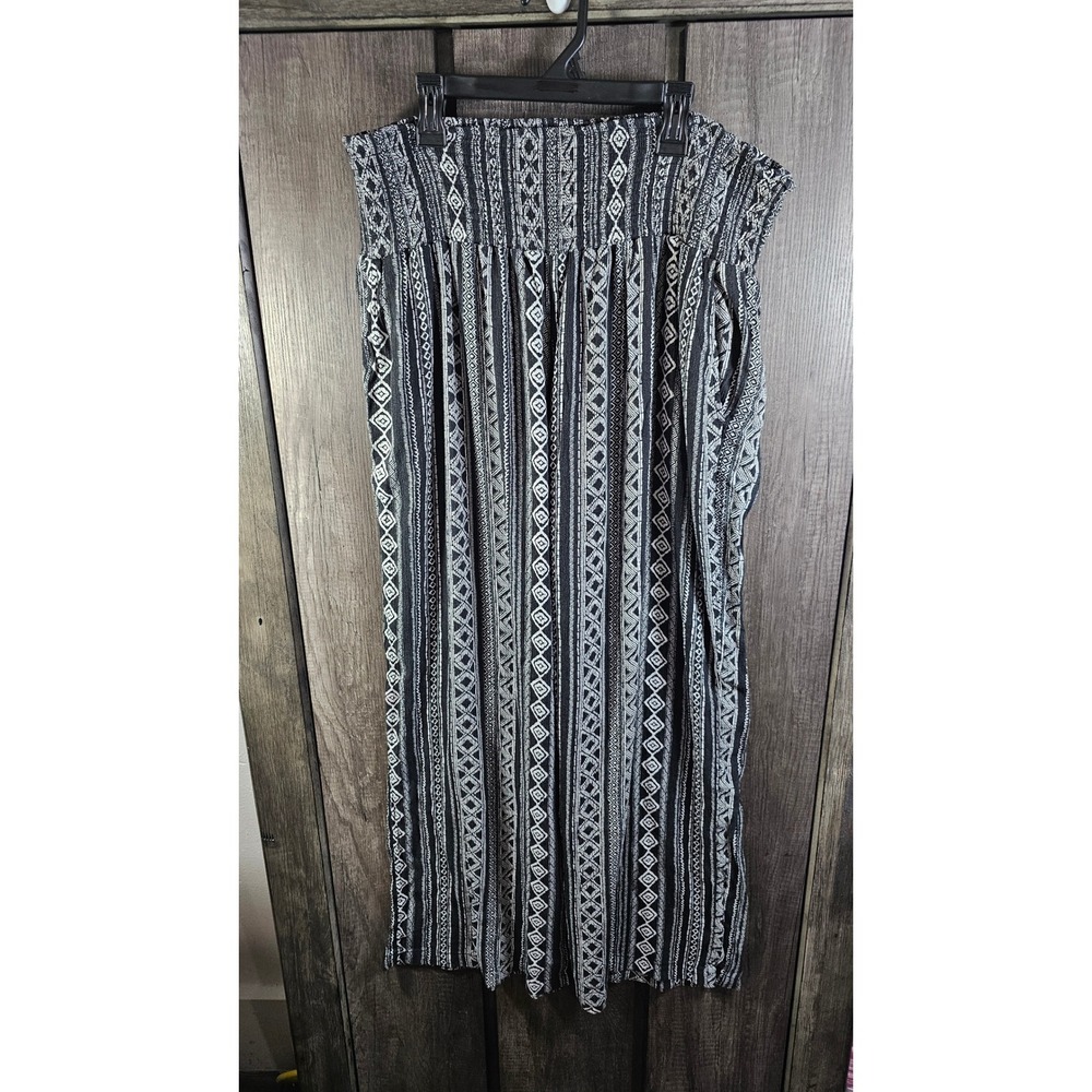 No Boundaries Womens Pants Size XXL Geometric Print Wide Leg Lounge Bottoms